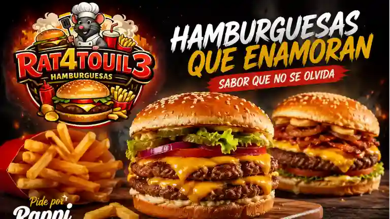 Ratatouile Hamburguesas a Domicilio Ratatouile Hamburguesas