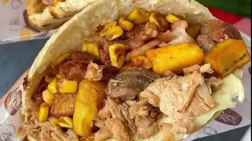Arepa callejera