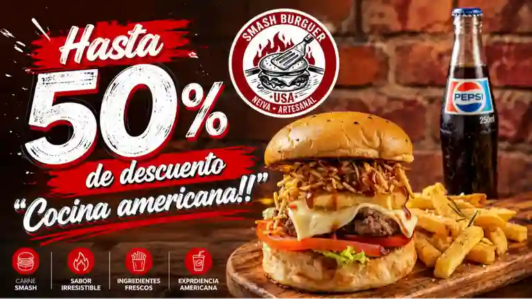 Smash Burguer Neiva a Domicilio Smash Burguer Neiva