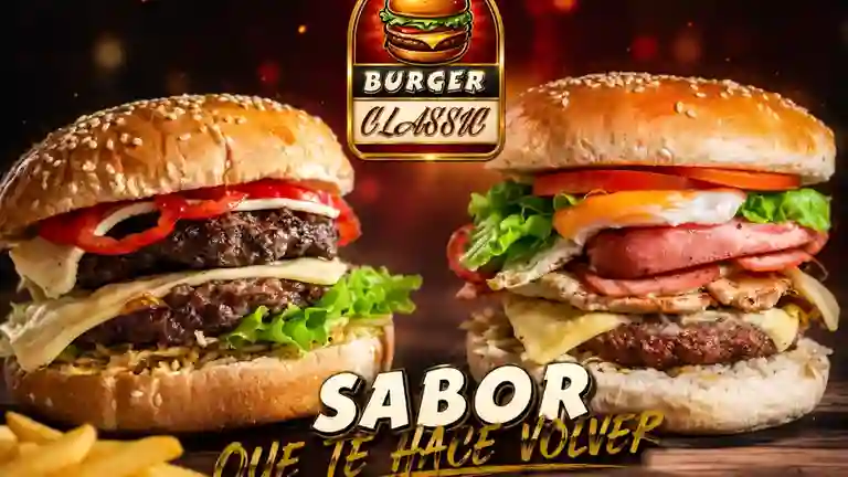 Burguer Classic a Domicilio Burguer Classic