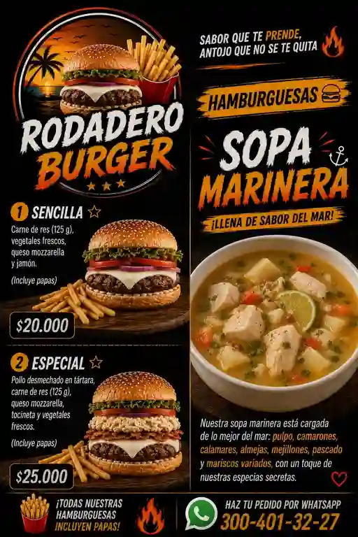 Rodadero Burger a Domicilio Rodadero Burger