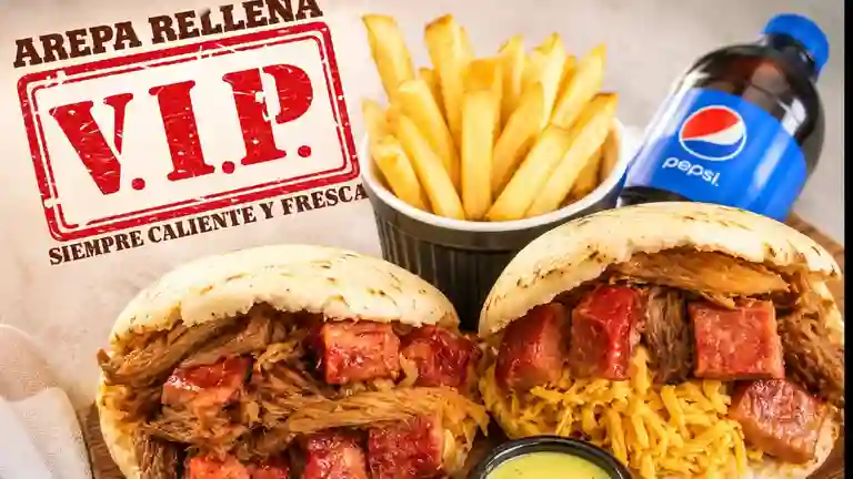 Arepas Rellenas Vip a Domicilio Arepas Rellenas Vip