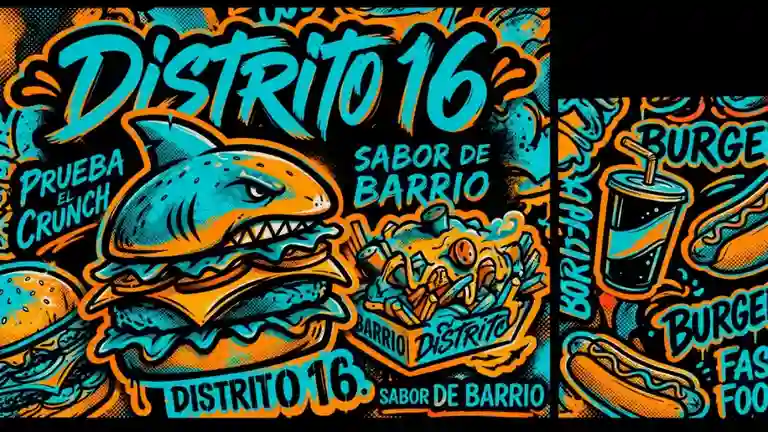 DISTRITO 16 | Street Food | a Domicilio DISTRITO 16 | Street Food |