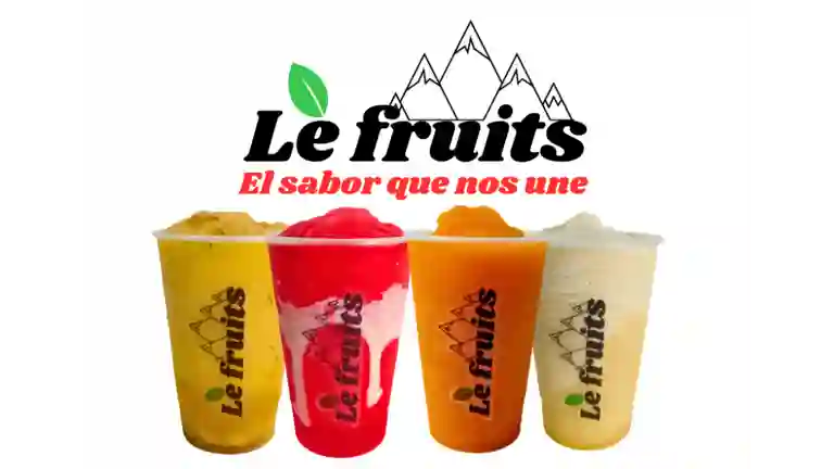 LÉ FRUITS GRANIZADOS Y BATIDOS