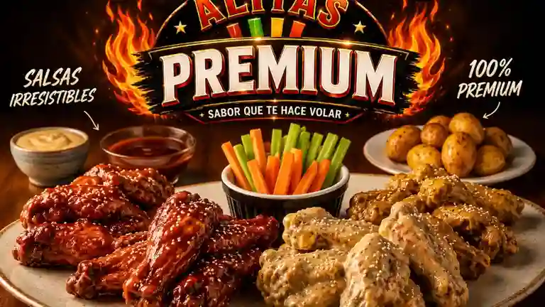 Alitas Premium 75 a Domicilio Alitas Premium 75