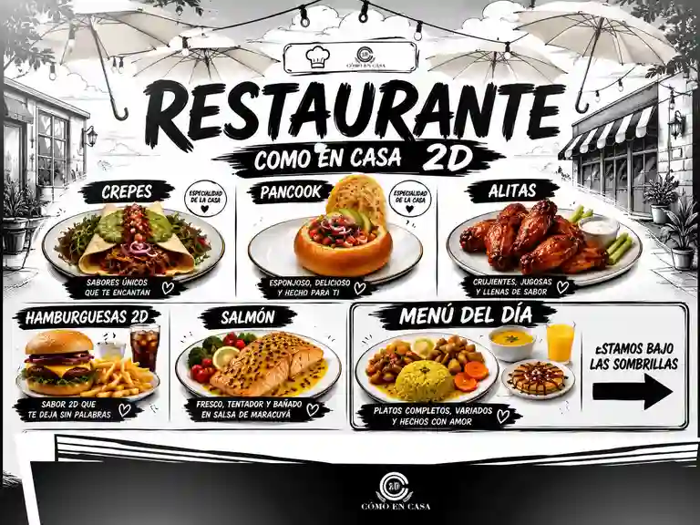 como en Casa 2d a Domicilio como en Casa 2d
