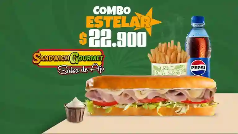 Sandwich Gourmet Salsa de Ajo