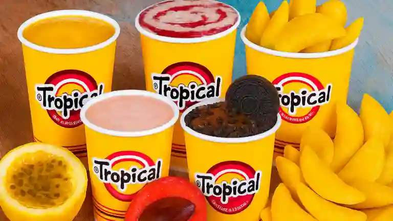 Tropical Snacks and fruits