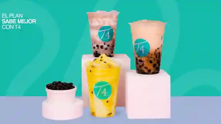 T4 Bebidas a base de Tè a Domicilio T4 Bebidas a base de Tè