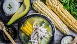 Ajiaco Mondongo y Frijoles
