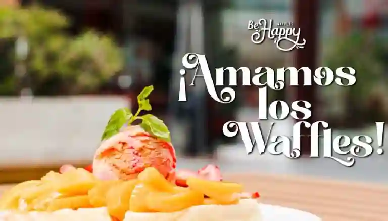 Waffles Be Happy a Domicilio Waffles Be Happy