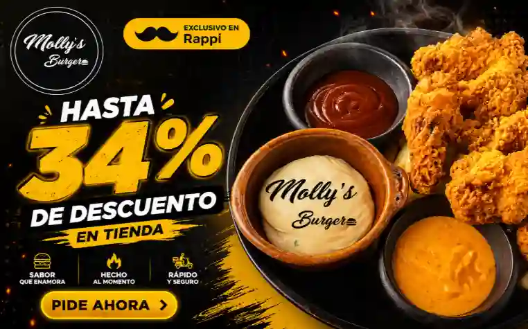 Molly´s Burger a Domicilio Molly´s Burger