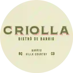 Criolla Bistro de Barrio  a Domicilio