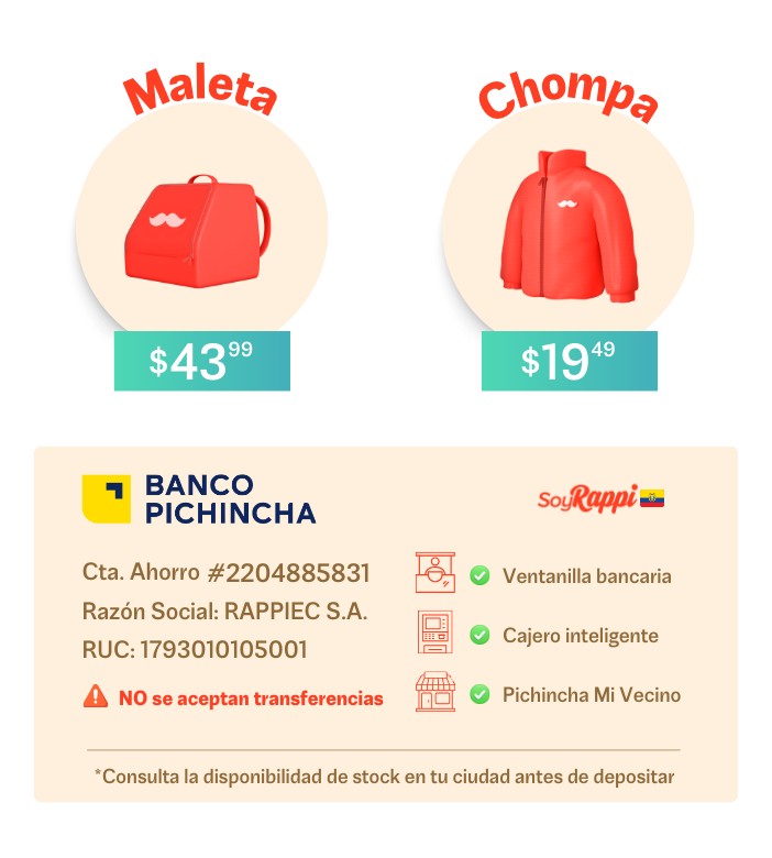 Maleta discount pequeña rappi