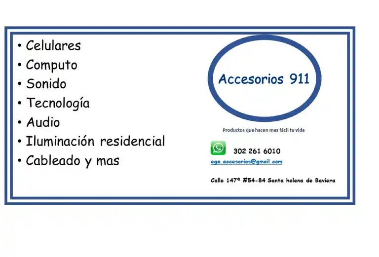 Accesorios 911 a Domicilio