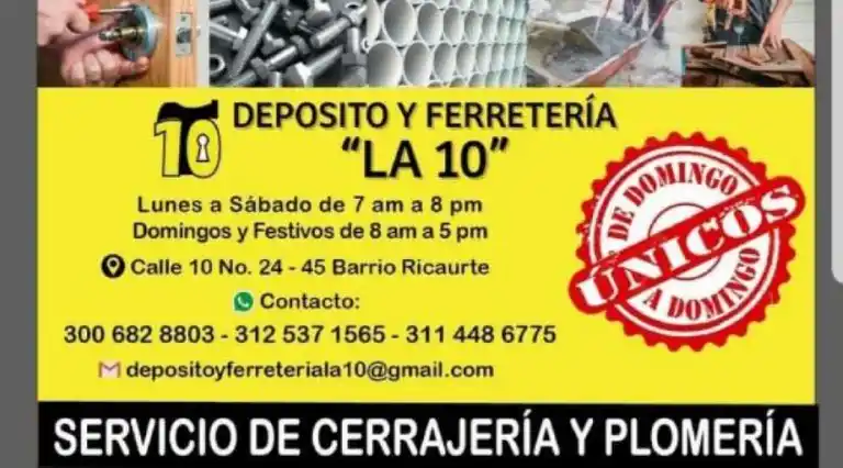 Depósito Y Ferretería "La 10" a Domicilio